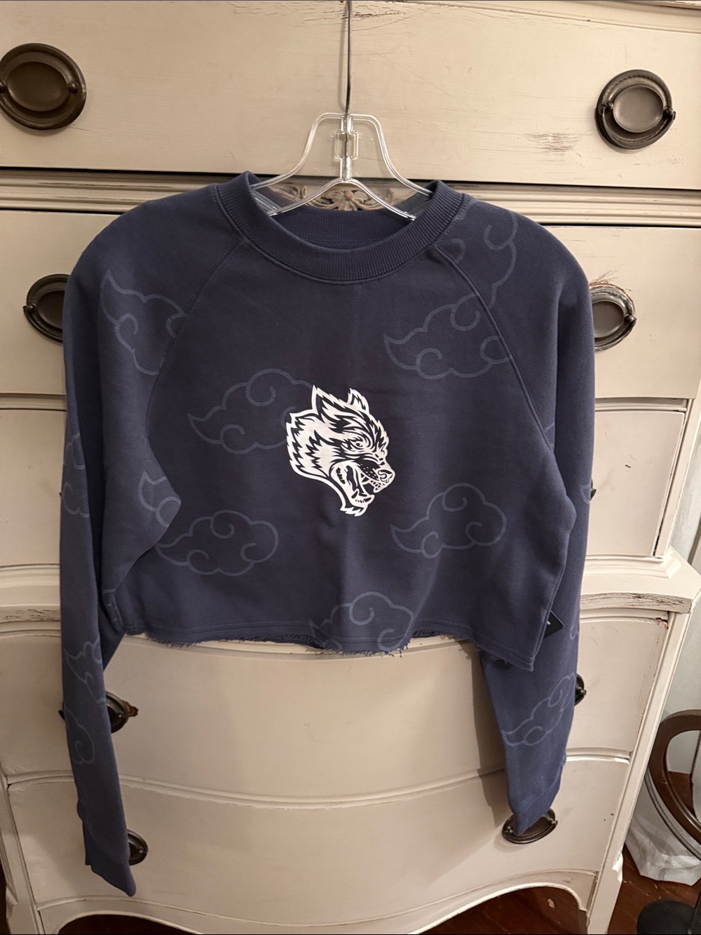 Darc Sport X Naruto Cropped Crewneck Sweatshirt S NWT